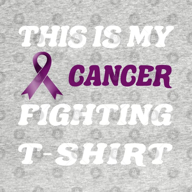 pancreatic Cancer purple Ribbon Fighting by MarYouLi